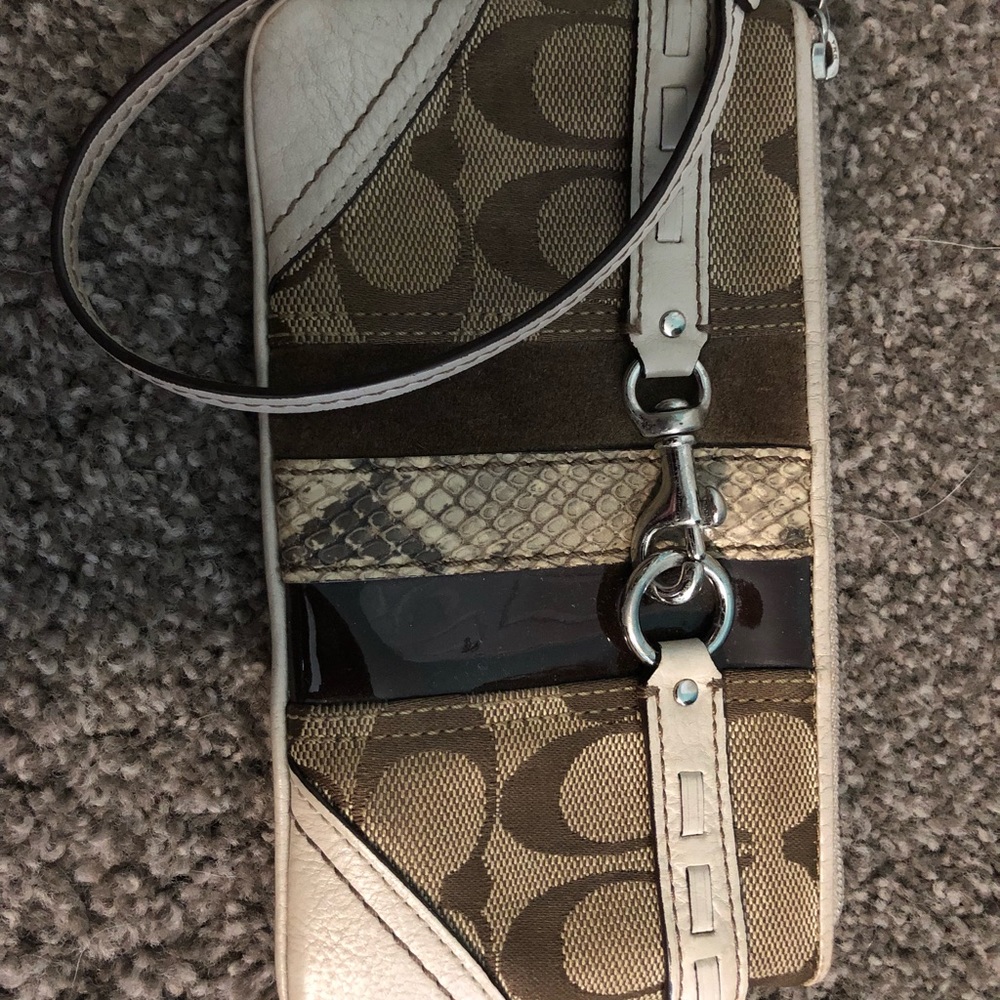 Small Coach Wristlet